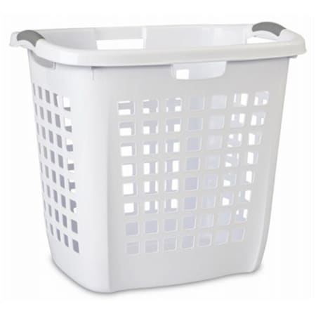 Dendesigns 12258004 19.88 in. Ultra Easy Carry Hamper; White DE932271